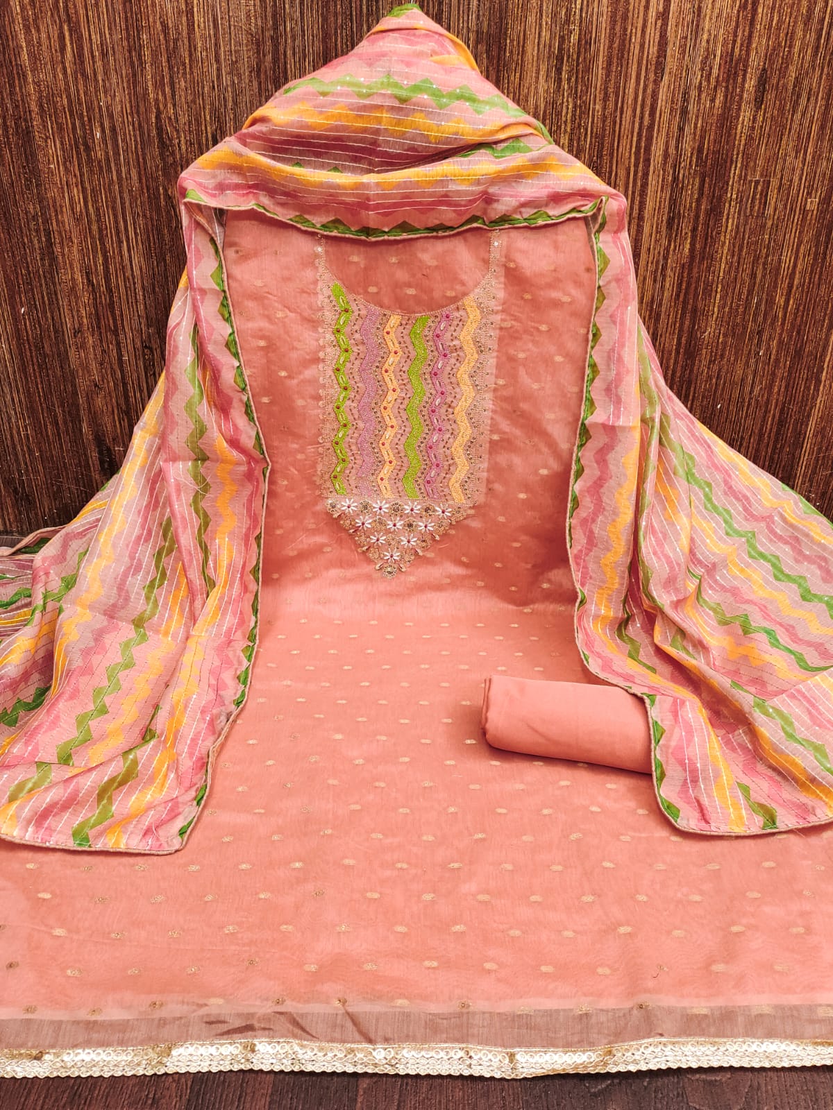 Ds Designer Suit Non Catalog Dress Material Wholesale Market In Surat
